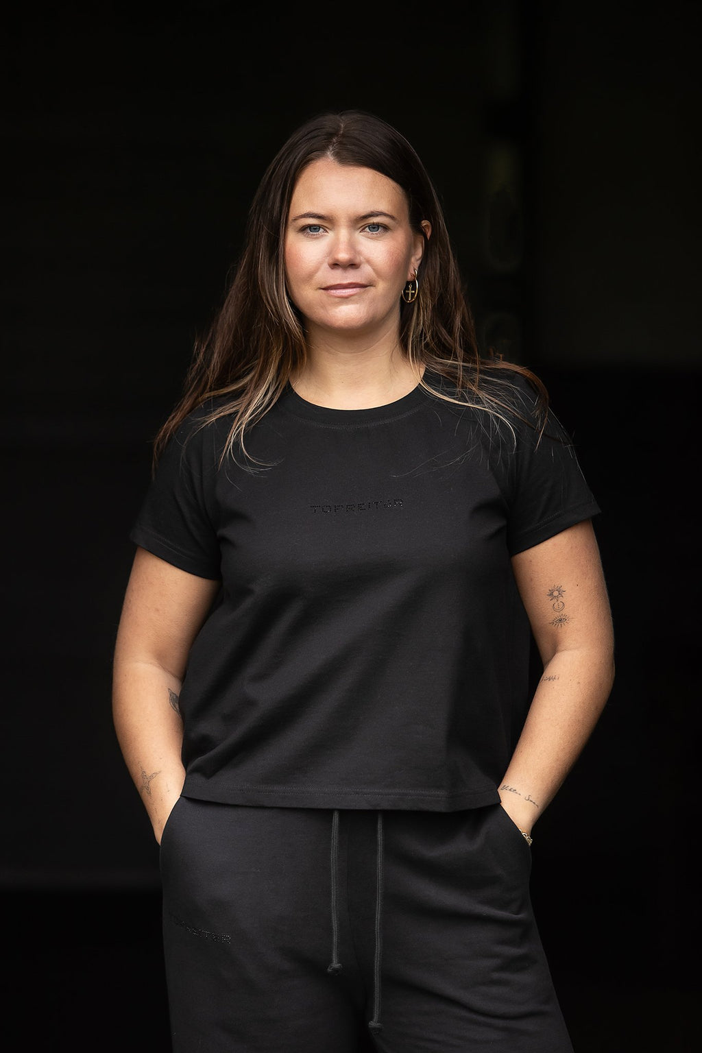 Topreiter Crystal Cropped T-Shirt