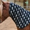 Hals til ulddækken i islandsk uld – heste – sort