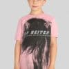 T-Shirt Hestur Pink Børn