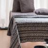 Tæppe i islandsk uld – sort